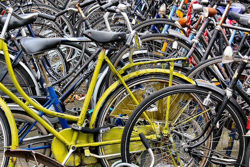 Group of bikes: by Pieter Musterd