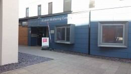 The outside of the University of Lincoln's health centre.