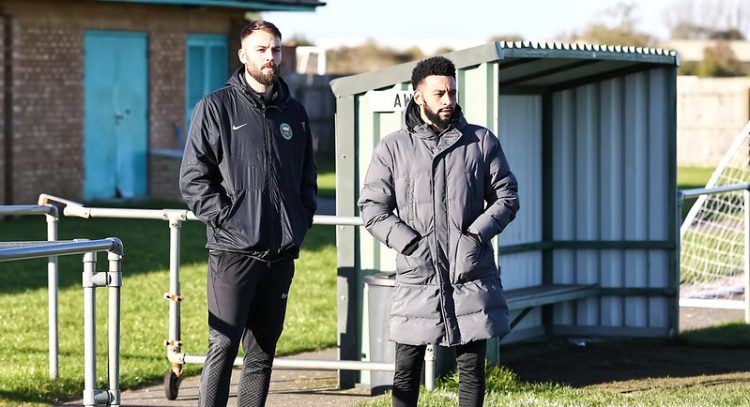 Sleaford won 1-0 to give the new joint manager a winning start. Photo courtesy of Steve Davies Photography